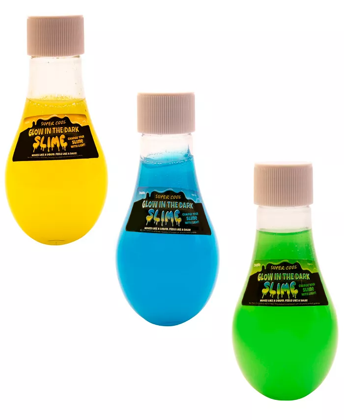 Super Cool Compounds Slime Glow In The Dark Pack Of 3