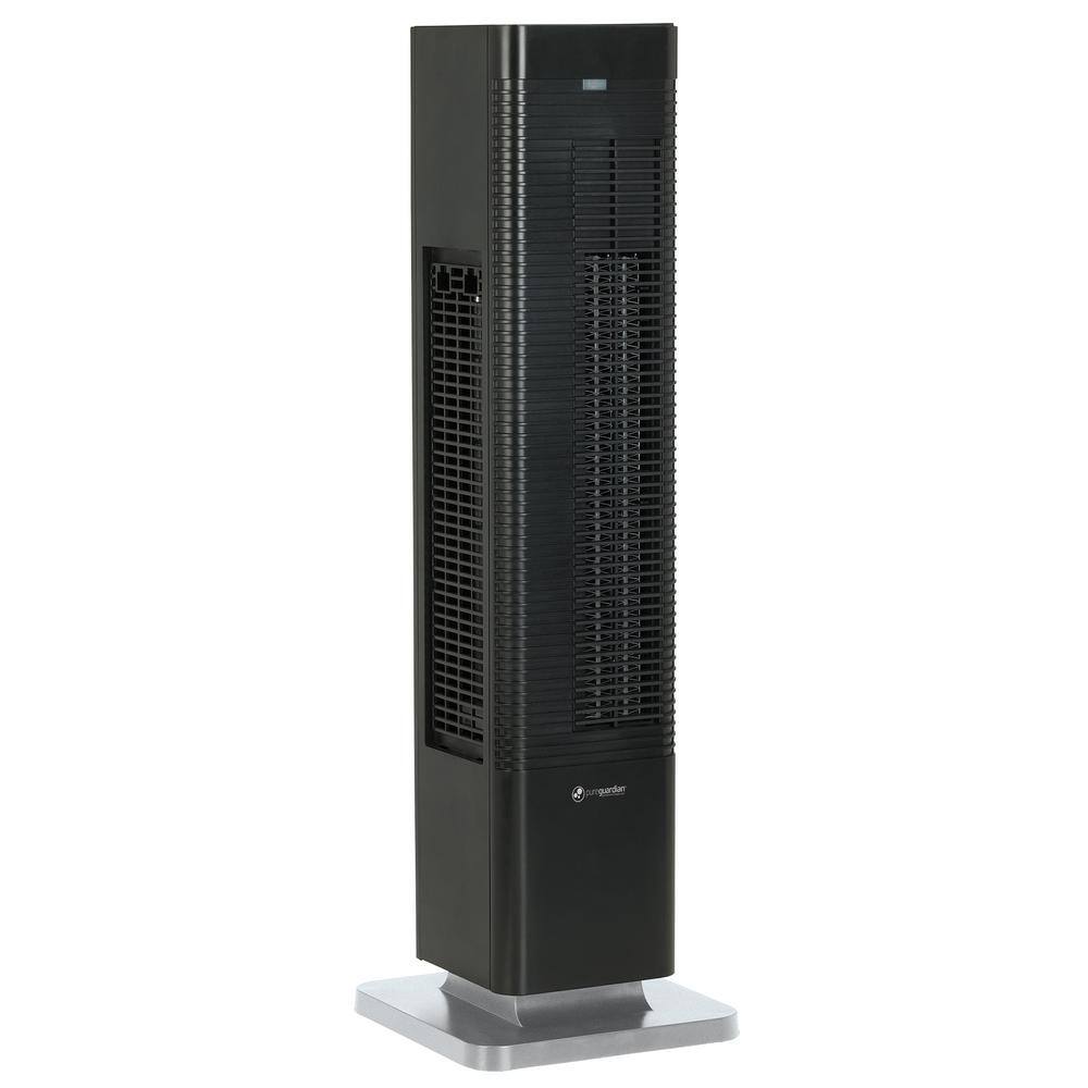 Pure Guardian Oscillating 27 in. Whole Room Tower Heater and Fan with Remote Control HTR410B