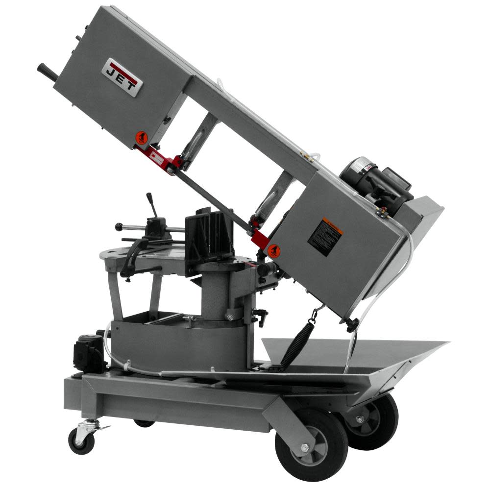 10 In. Horizontal/Vertical Dual Mitering Portable Band Saw 13 x 10 ;