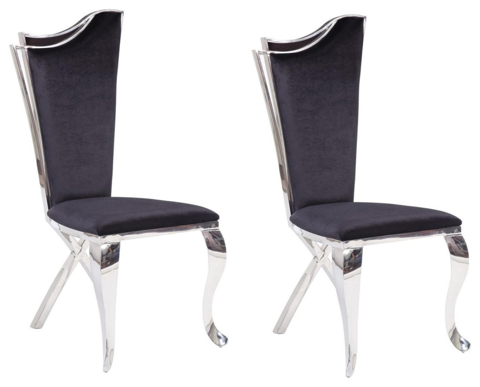 ACME Cyrene Side Chair   Contemporary   Dining Chairs   by HedgeApple  Houzz