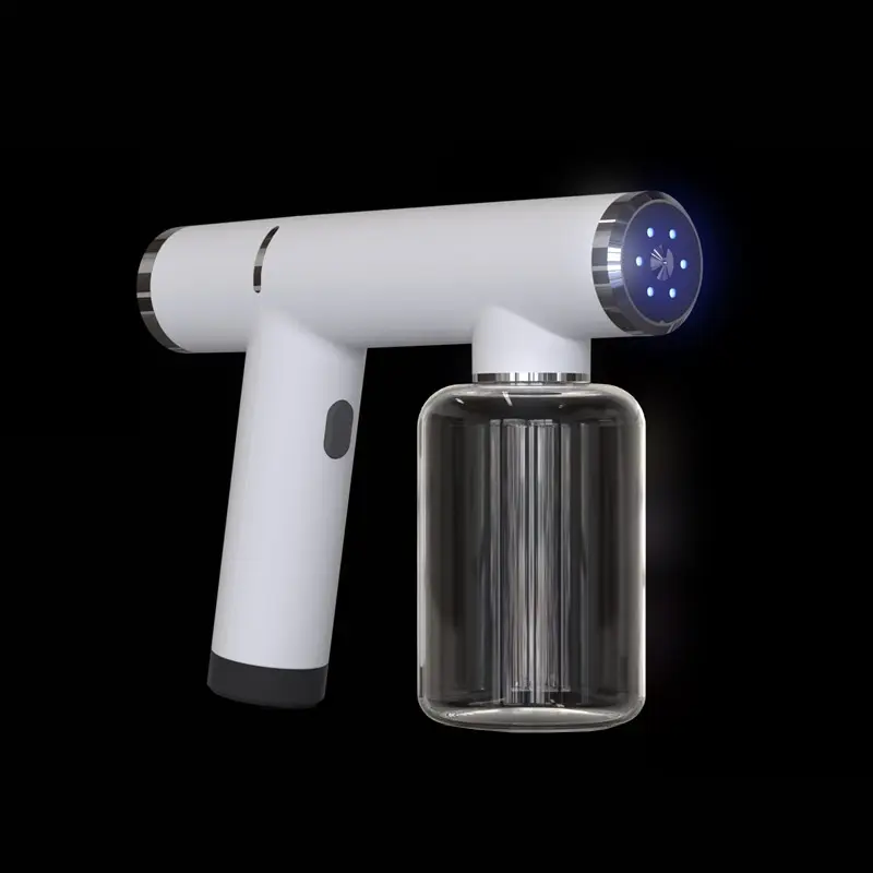 nano sprayer 540ML handheld ray spray Machine Blue Light disinfection for Hair mist blue ray steam nano fogger gun