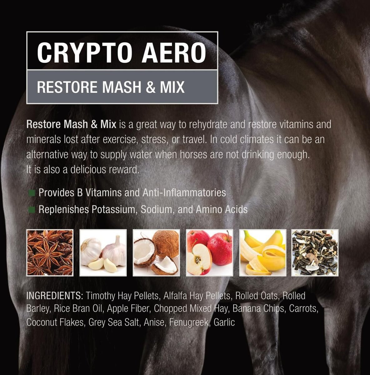 Crypto Aero Restore Mash and Mix Horse Feed