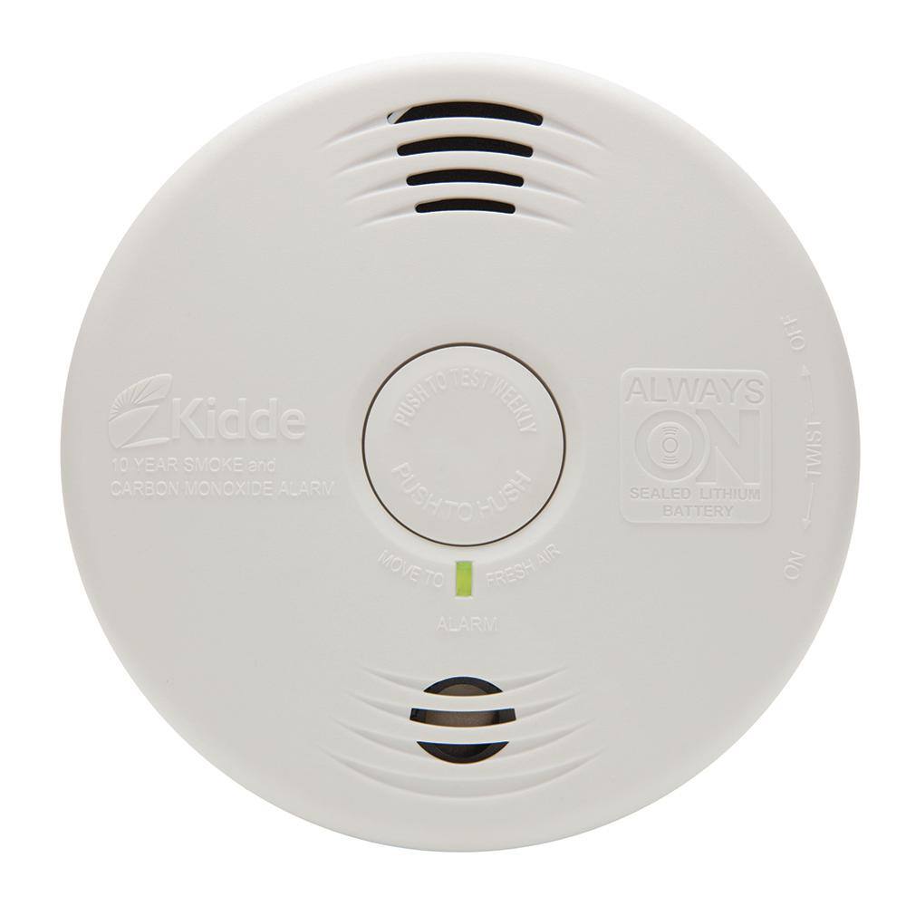 Kidde Smoke and Carbon Monoxide Detector 10-Year Battery Powered with Voice Alarm (2-Pack) 21032753