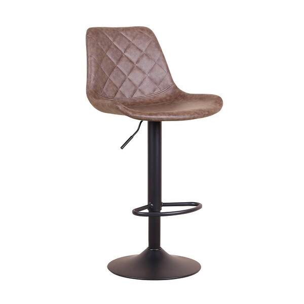 Poulson 2 Piece Polyester Indoor Mid-century Modern Barstools