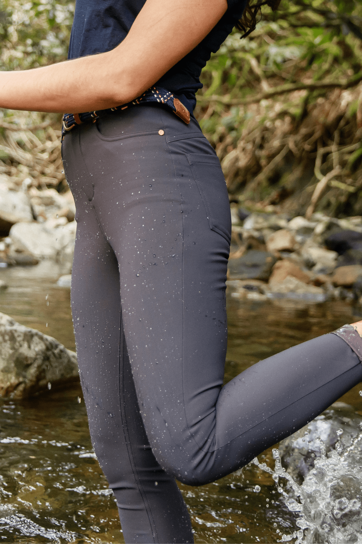 High-Abrasion Aventurite Trousers - Obsidian