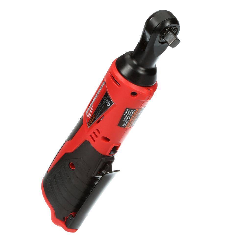 MW M12 12V Lithium-Ion Cordless 38 in. Ratchet with M12 2.0Ah Battery 2457-20-48-11-2420