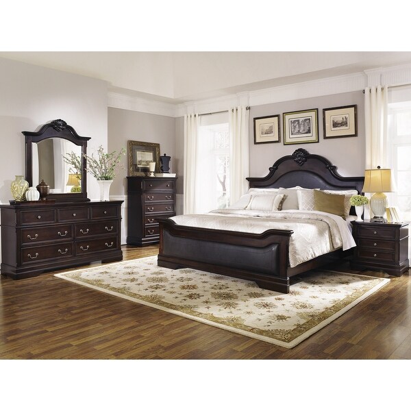 Abuelo Cappuccino 3-piece Queen Bedroom Set with 2 Nightstands - - 35028962