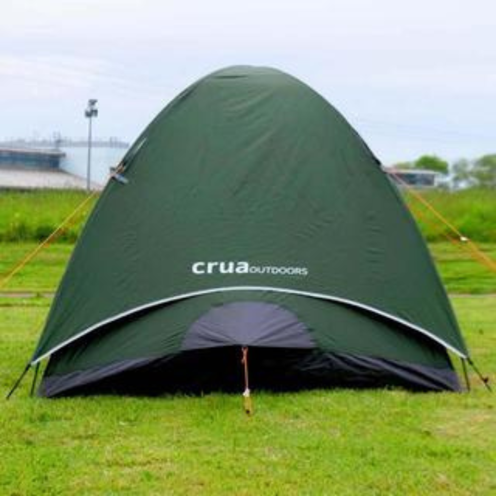 Crua Outdoors Reflective Flysheet for Duo 2-person Tent， Portable， Water and Heat Resistant， Double-Sided， Silver-Green