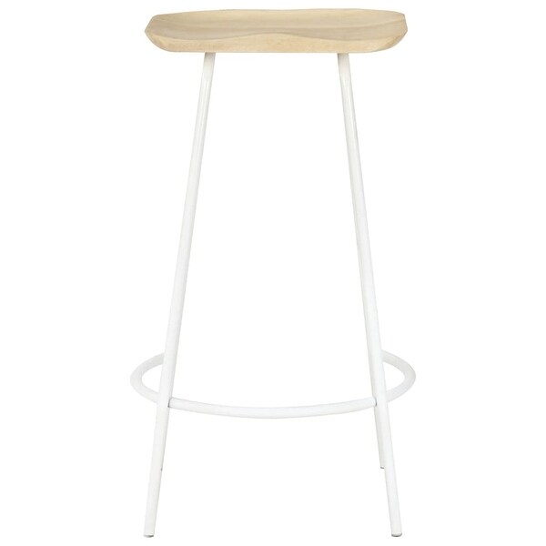 vidaXL Bar Stools 4 pcs Solid Mango Wood