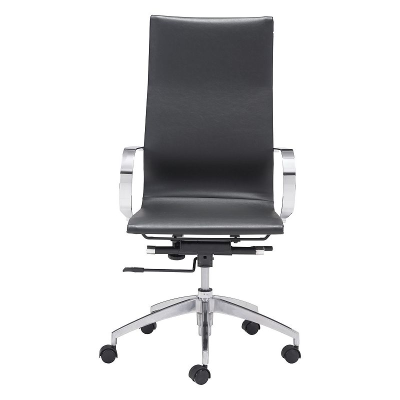 Zuo Modern High Back Adjustable Glider Desk Chair