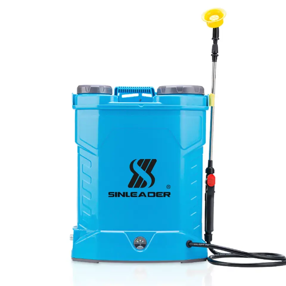 Sinleader 16L Blue PP Tank Agriculture Long Range Pesticide Electric Power Battery Knapsack Sprayers