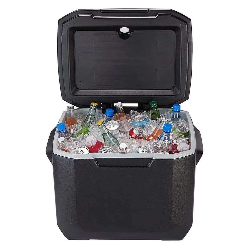 Rolling Cooler  50 Quart Xtreme 5 Day Cooler with Wheels Wheeled Hard Cooler Keeps Ice