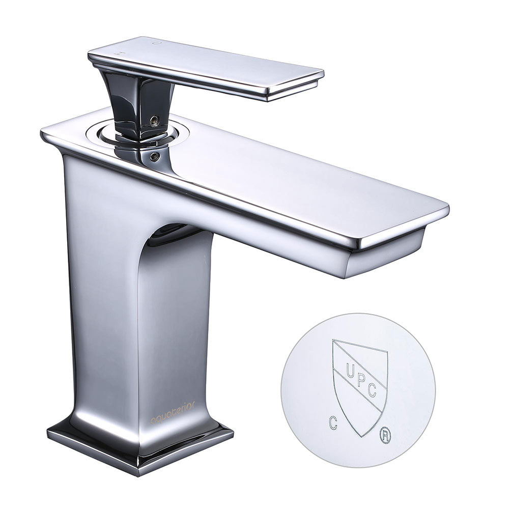 Aquaterior Bathroom Sink Faucet 1-Handle Cold & Hot, 6.7