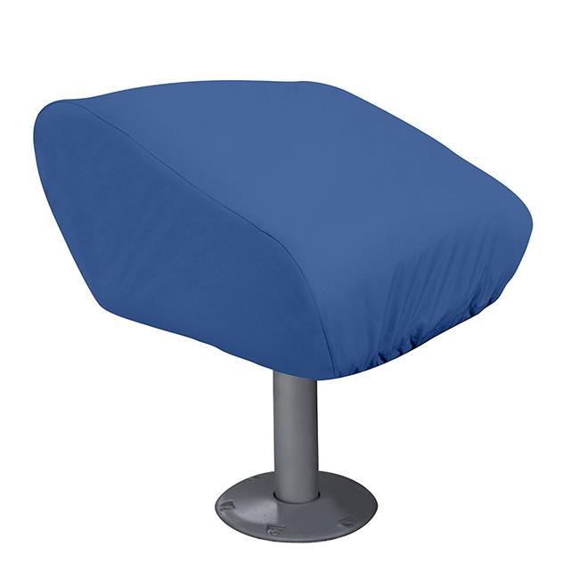 Folding Pedestal Boat Seat Cover - Rip and Stop Polyesterand#44; Navy