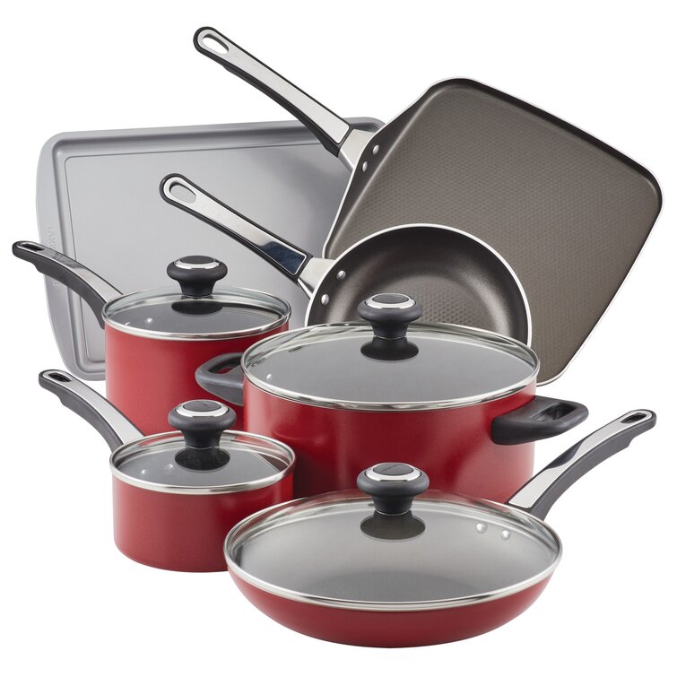 Farberware High Performance Nonstick 17 Piece Aluminum Cookware Set