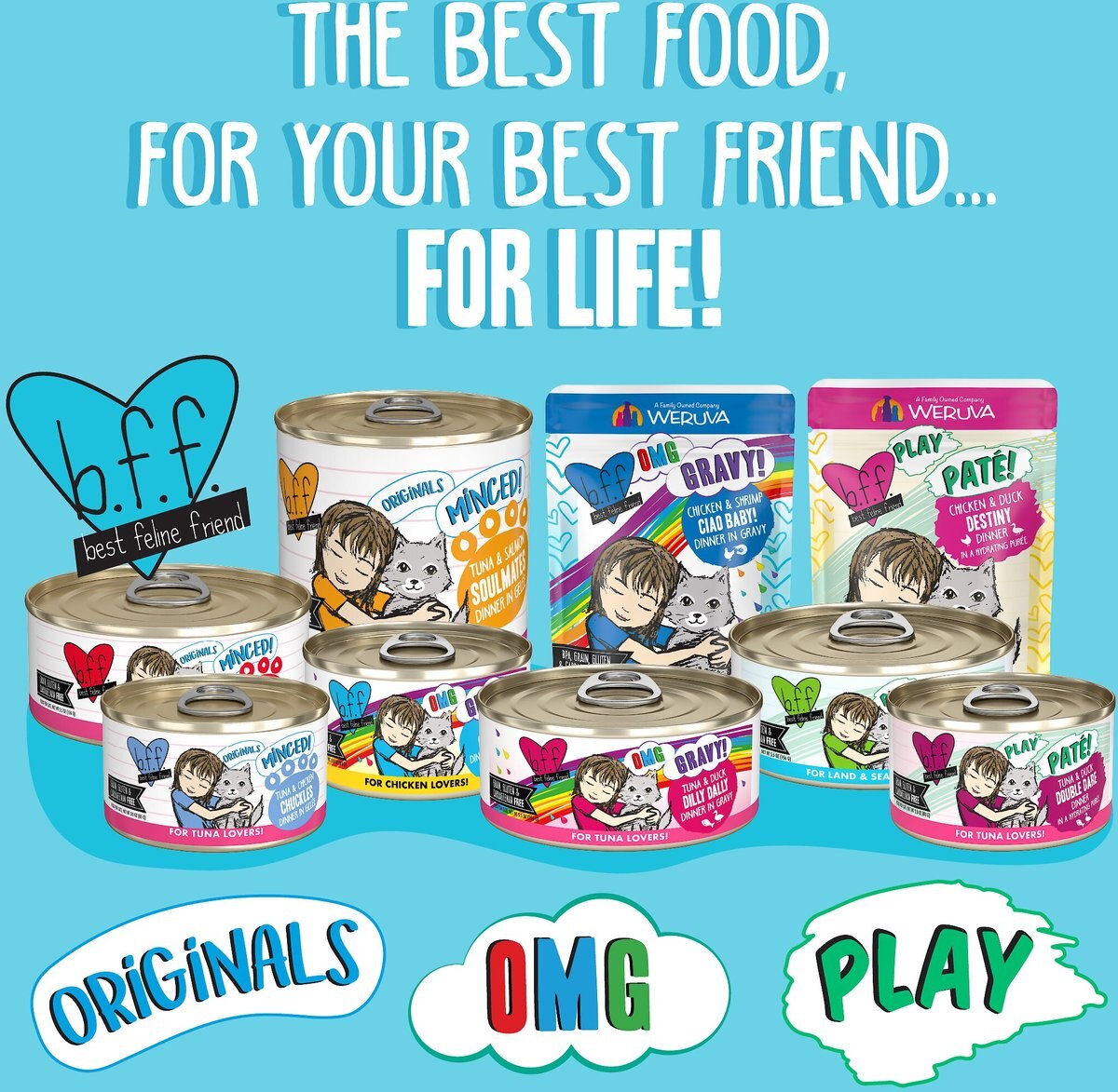 BFF Play Pate Lovers Turkey and Tuna Tweet Me Wet Cat Food