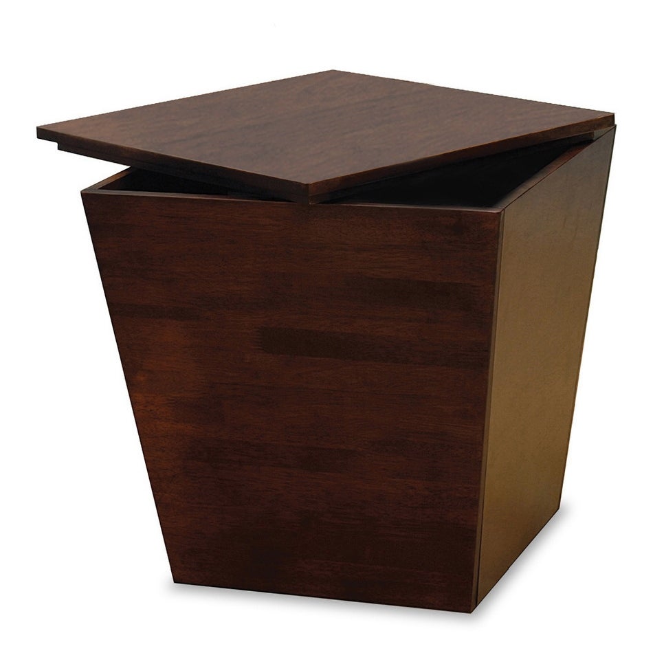 Wood Side tabel Coffee table with Storage Cube shape End Table