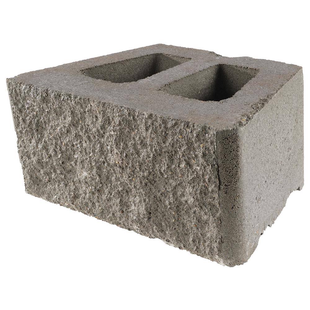 Pavestone Regal Stone Pro 18 in. W x 12 in. L x 8 in. H Rock Face Pewter Blend Concrete Wall Block (36-Pieces36 Face FtPlt) 81800