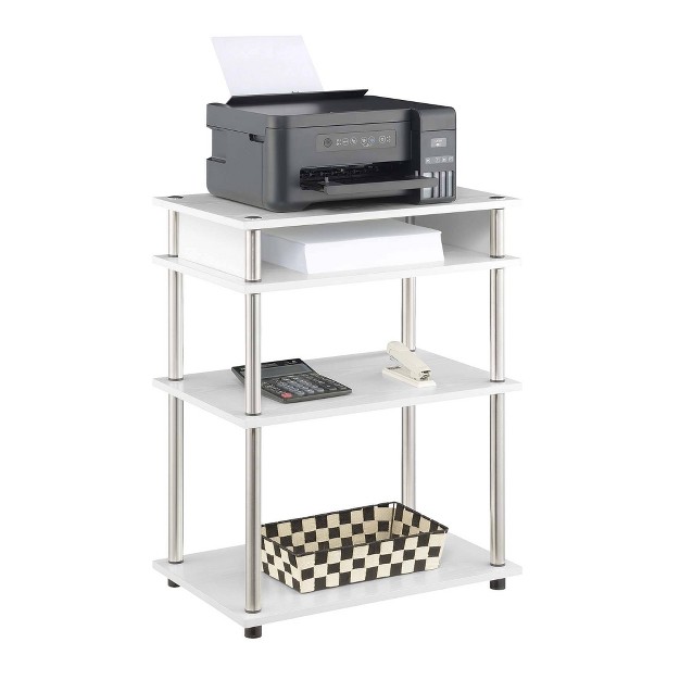 Designs2go No Tools Printer Stand With Shelves Breighton Home