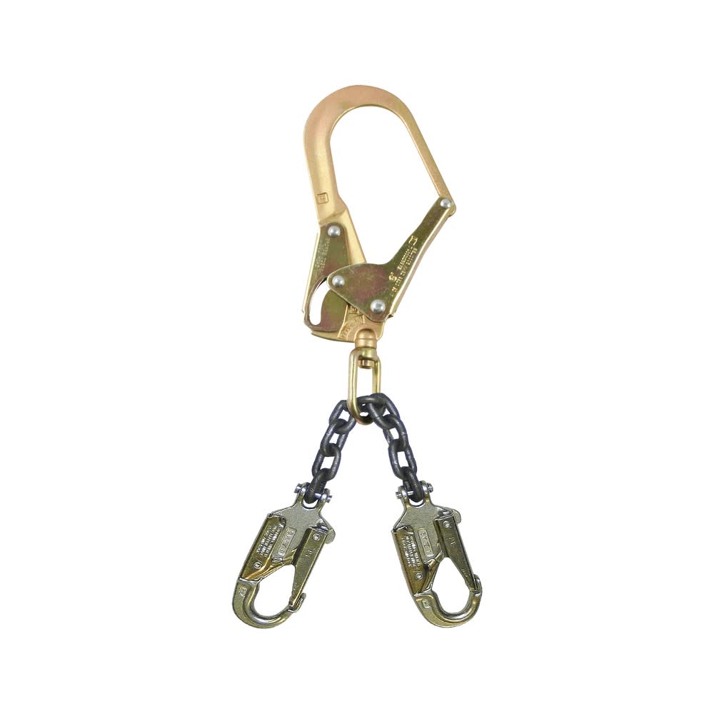 FallTech 17 Premium Positioning Assembly with Chain and Hook ;