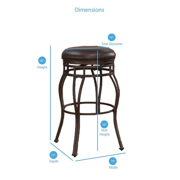 Valenti 26-inch Backless Counter Stool by Greyson Living