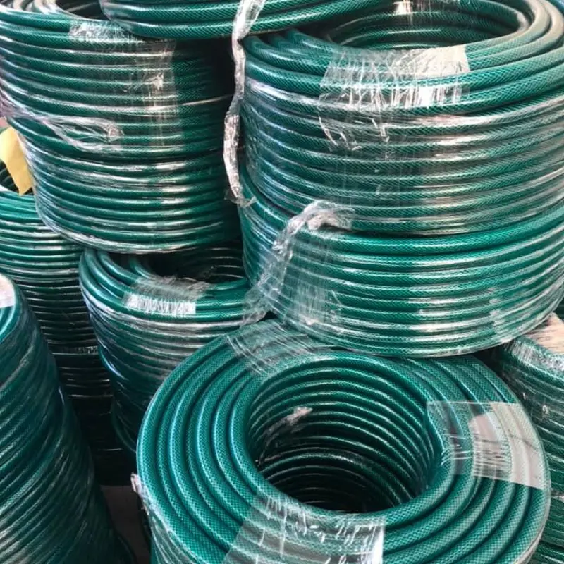 Irrigation Water PVC Pipe Braided Water Supply Pressured PVC Garden Hose goods PVC garden hoses fitting