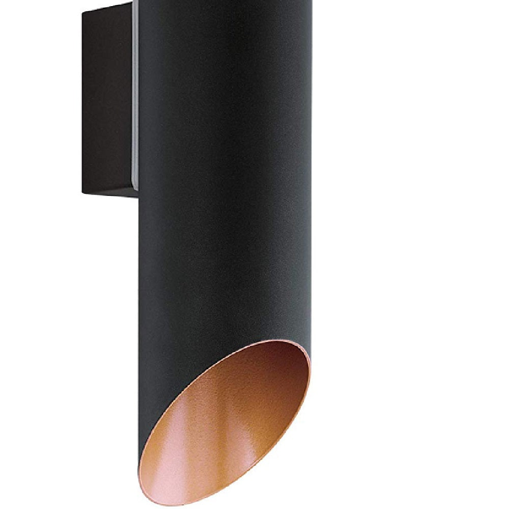 Eglo 94804 Agolada LED Black & Copper Modern Up & Down Wall Light