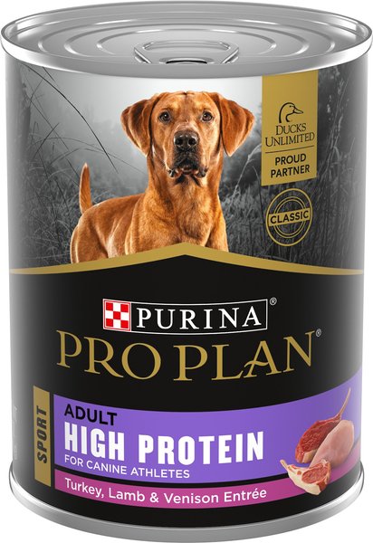 Purina Pro Plan Sport High Protein Turkey， Lamb and Venison Entrée Wet Dog Food