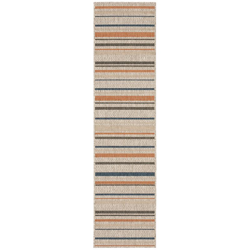 StyleHaven Lafayette Striped Indoor Outdoor Rug