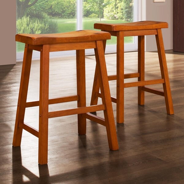 Salvador Saddle Seat Counter Stool (Set of 2) by iNSPIRE Q Bold