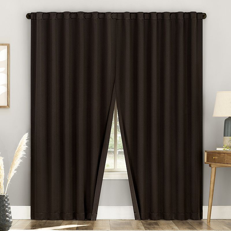 Sun Zero 2-pack Aria 100% Blackout Theater Grade Curtain Panel Pair