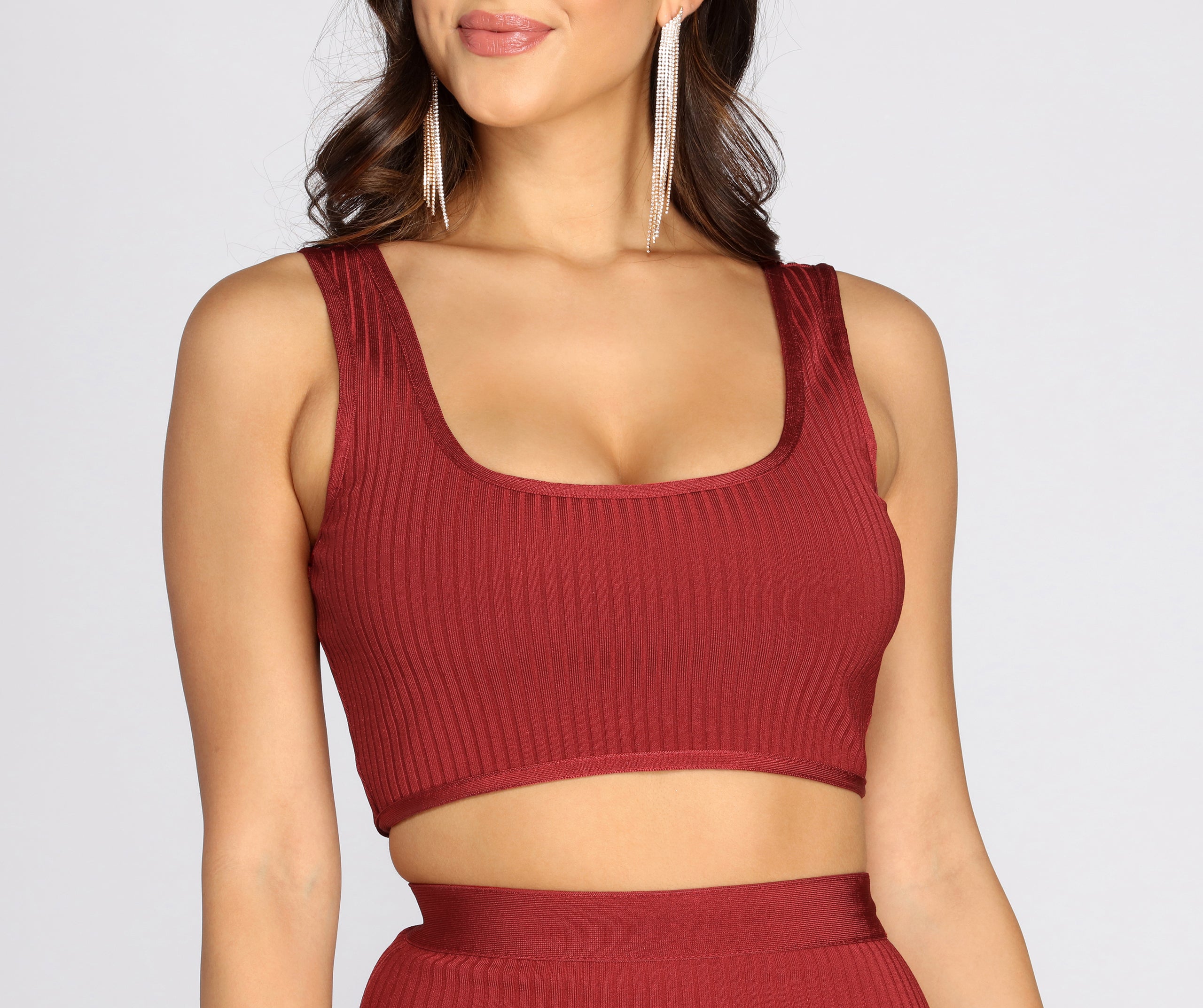 Bring Some Curve Bodycon Ribbed Crop Top