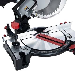 General International 15 Amp 10 in. Compound Miter Saw with Laser Guidance System MS3003