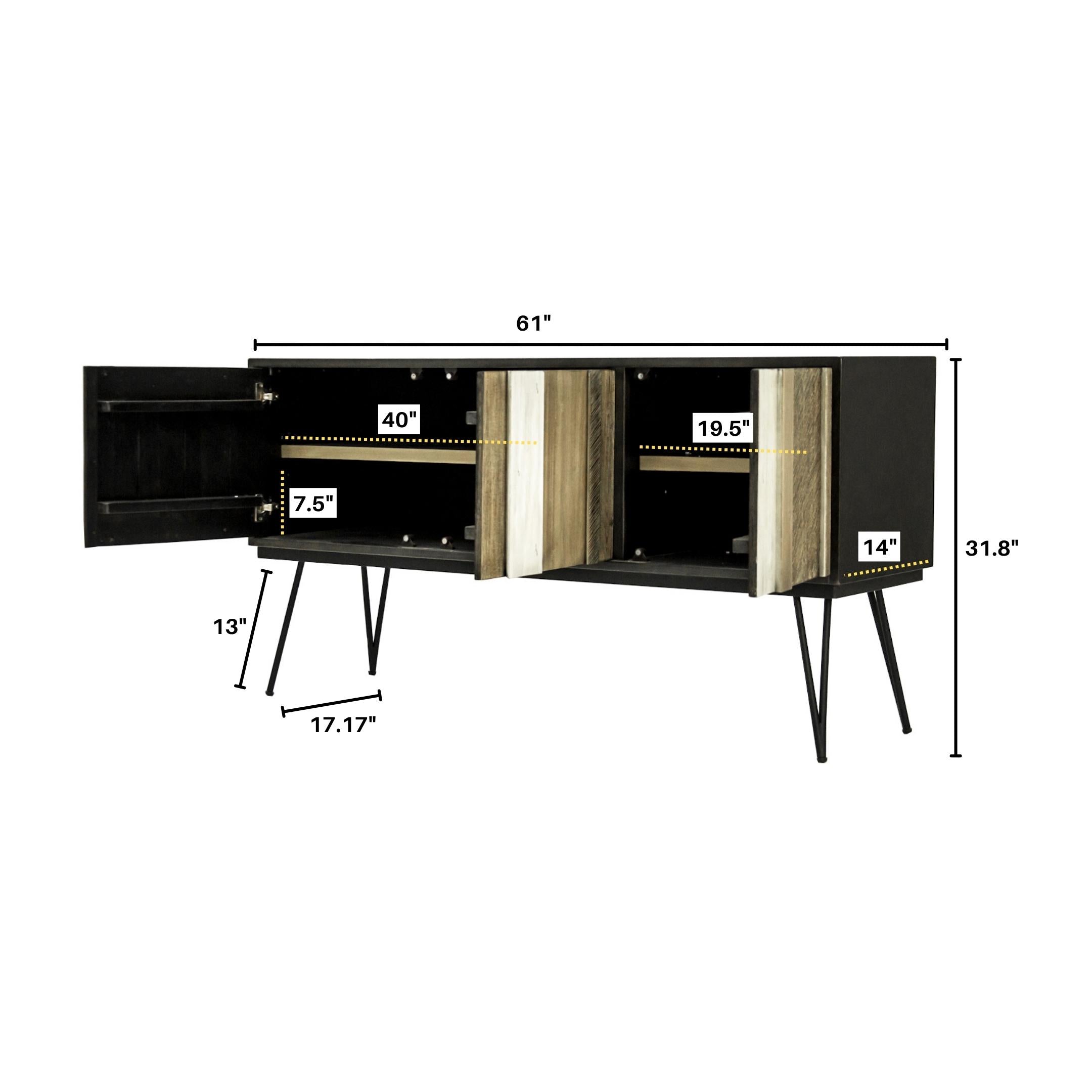 Metro Noir Havana Sideboard