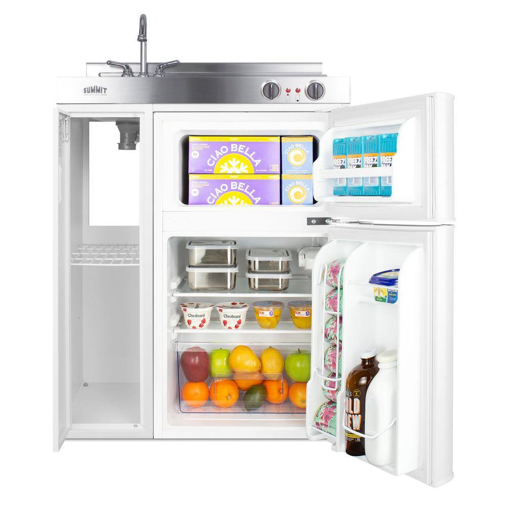 Summit Appliance 30 in. Compact Kitchen in White C30ELW