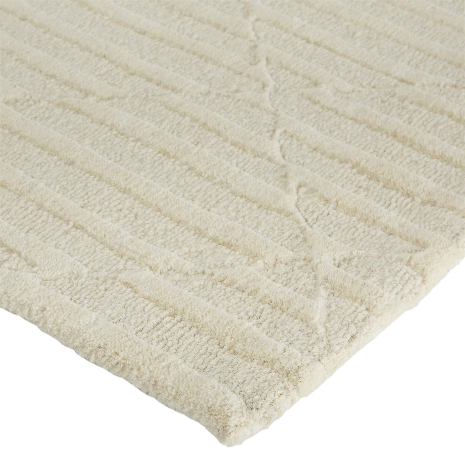 Colter Hand Woven Ivory and Cream Rug by BD Fine