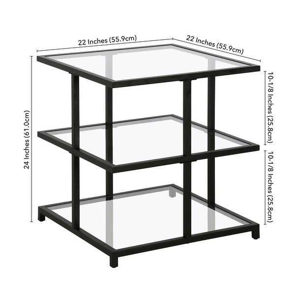 Greenwich 22'' Wide Square Side Table