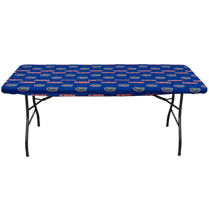 NCAA Florida Gators Tailgate Fitted Tablecloth， 72 x 30