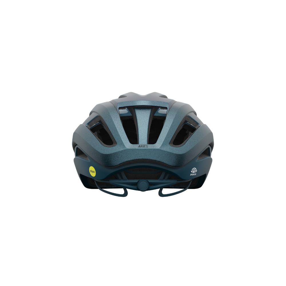Giro Aries Spherical Road Helmet - Matt Ano Harbour Blue - 2023