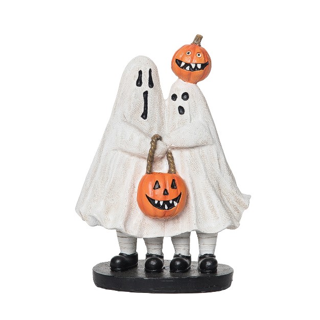 Gallerie Ii Ghost Costumes W Pumpkins Halloween Figure