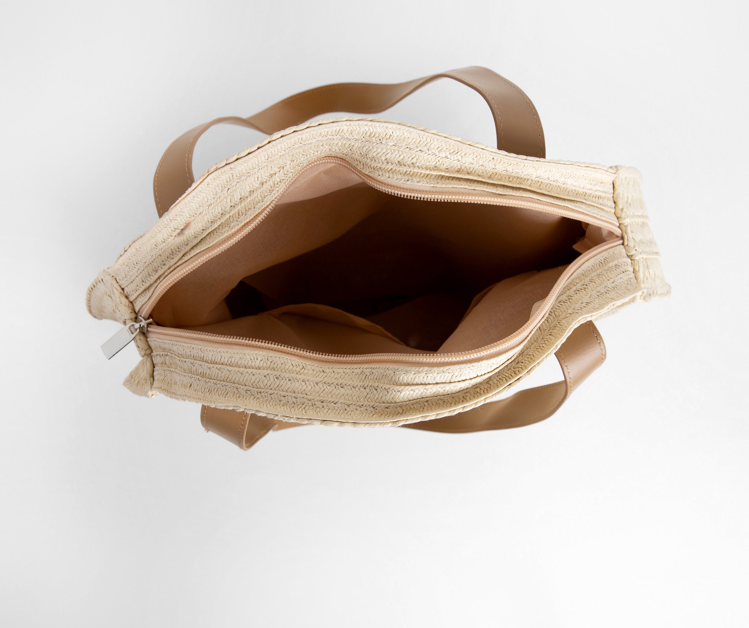 Hello Summer Woven Straw Tote Bag