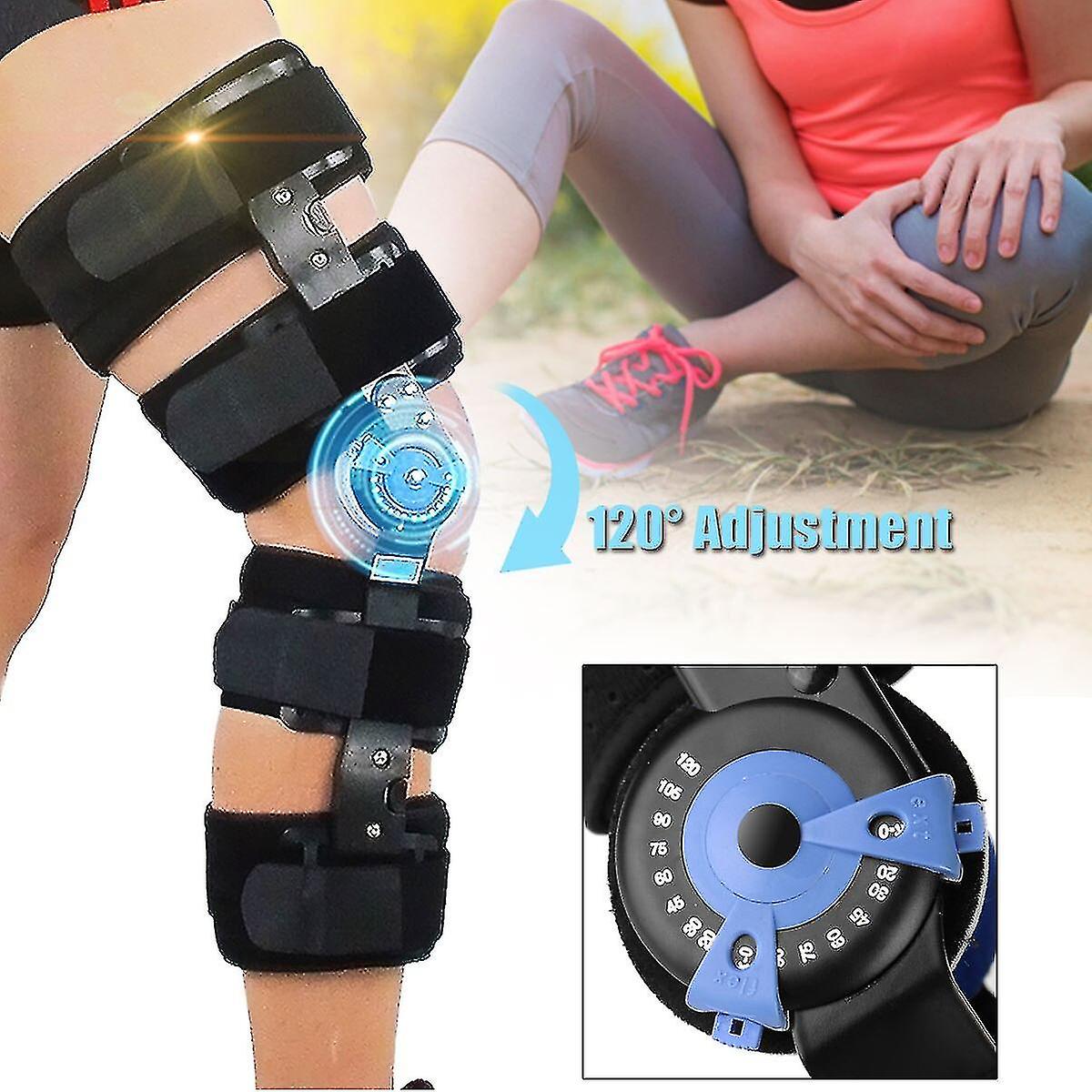 Orthopedic Knee Pads Brace Adjustable Hinged Leg Knee Support Band Kne