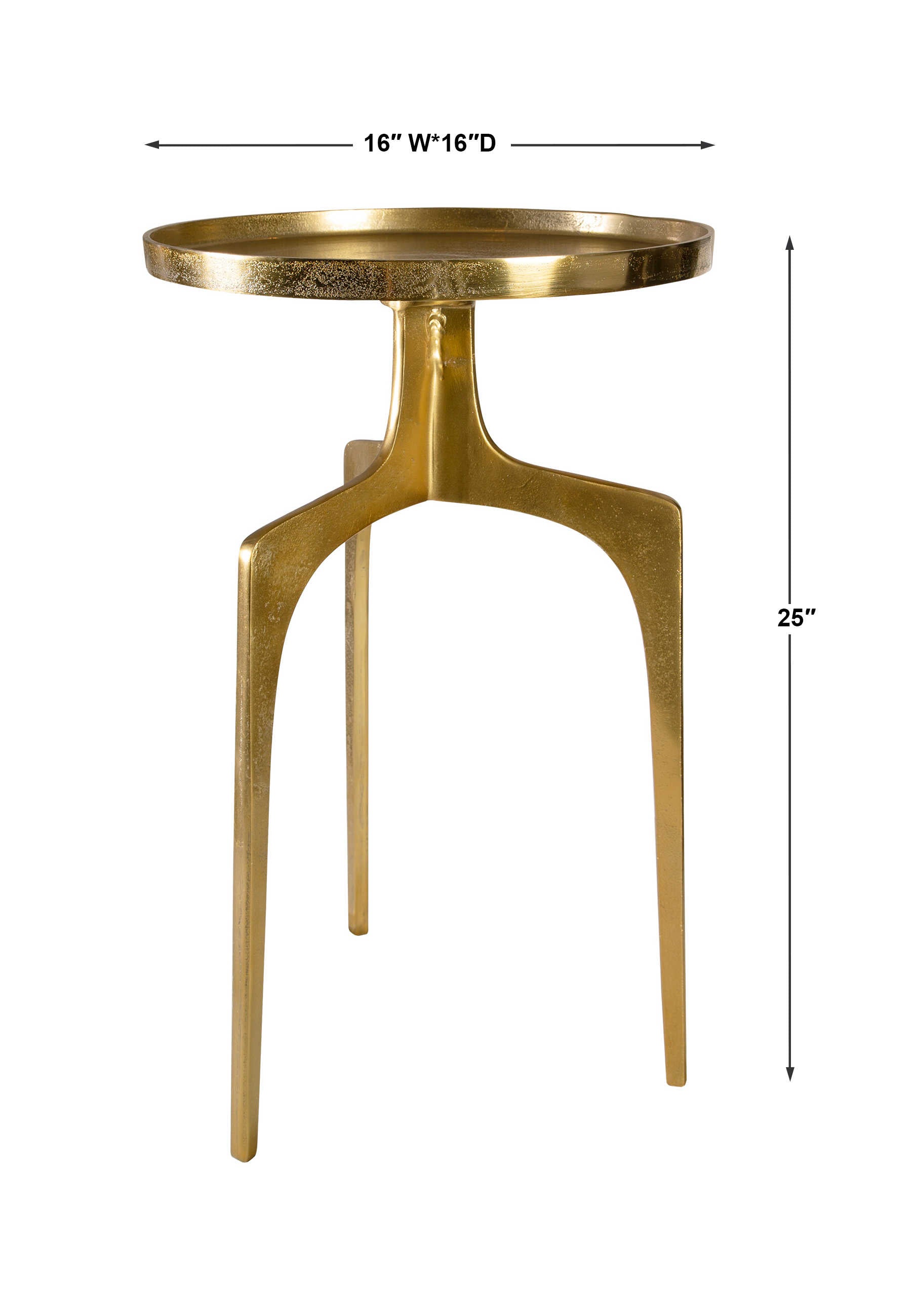 GOLD KENNA ACCENT TABLE