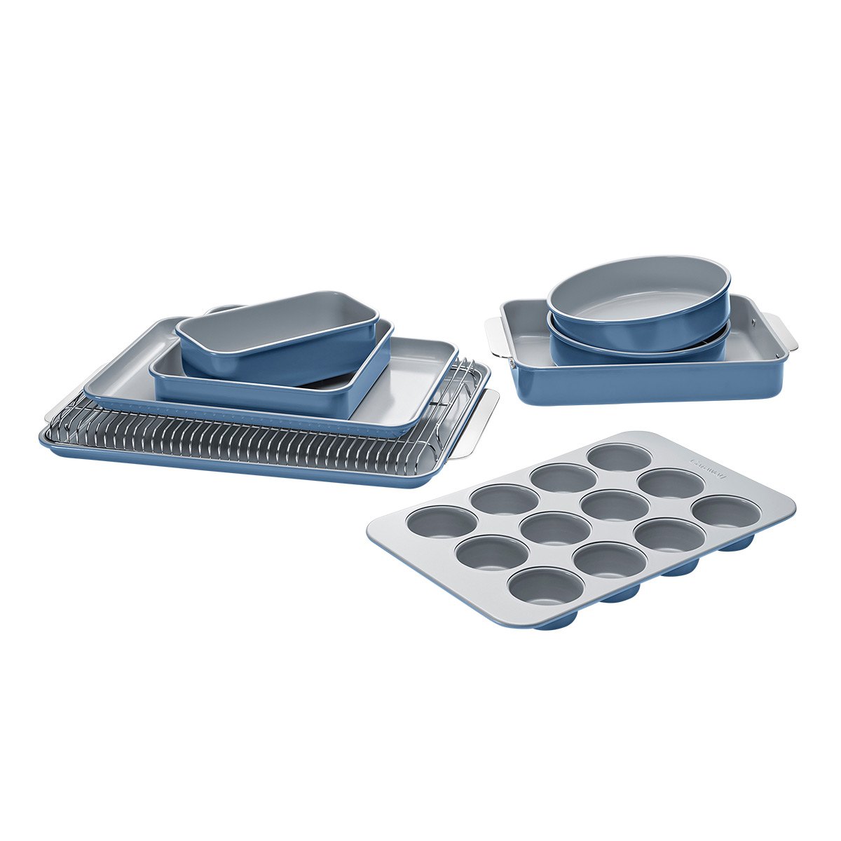 Caraway Home NonToxic NonStick 11Piece Bakeware Set