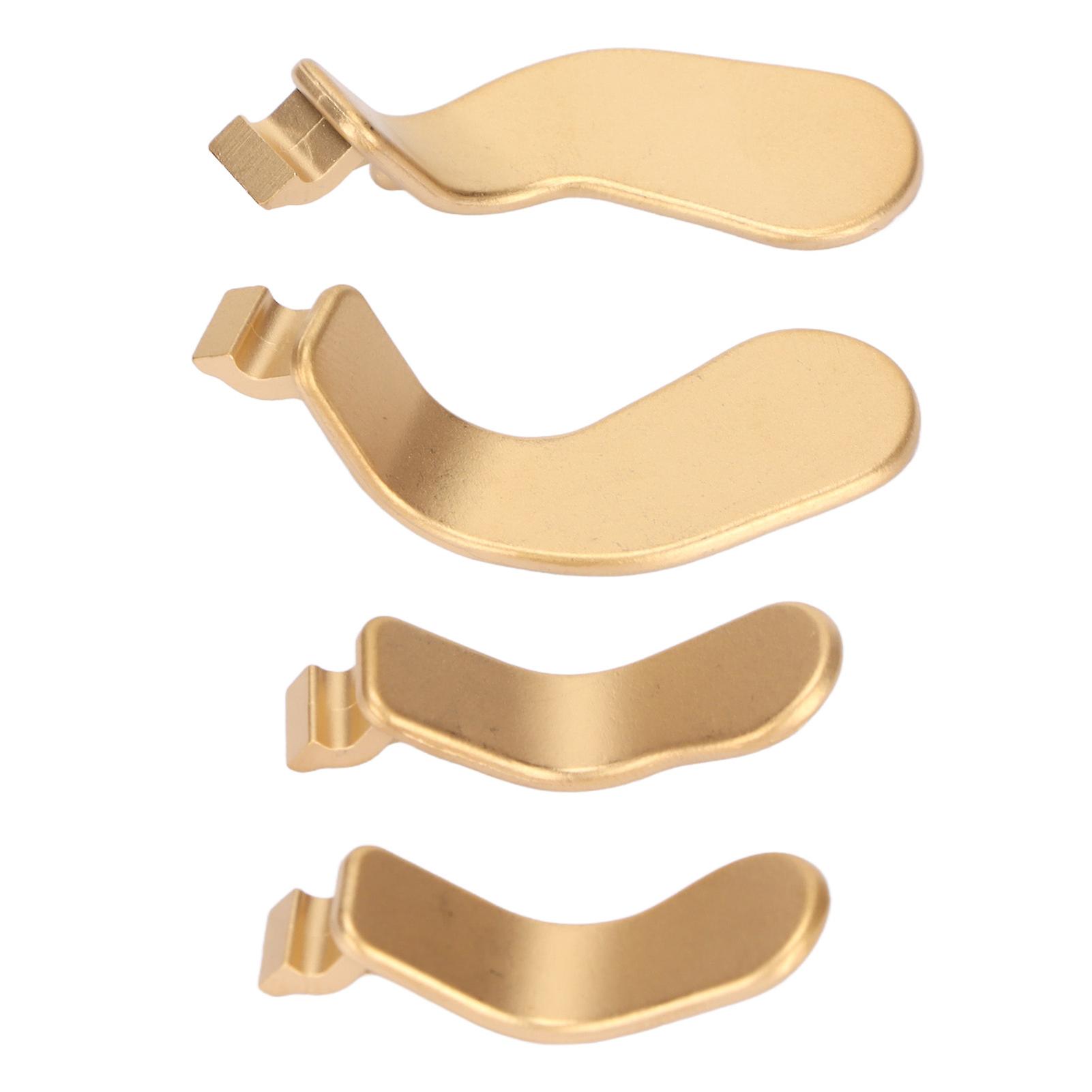 4pcs Controller Paddles Stainless Steel Replacement Controller Parts For Xbox One Elite Controller Series 2 Model 1797gold