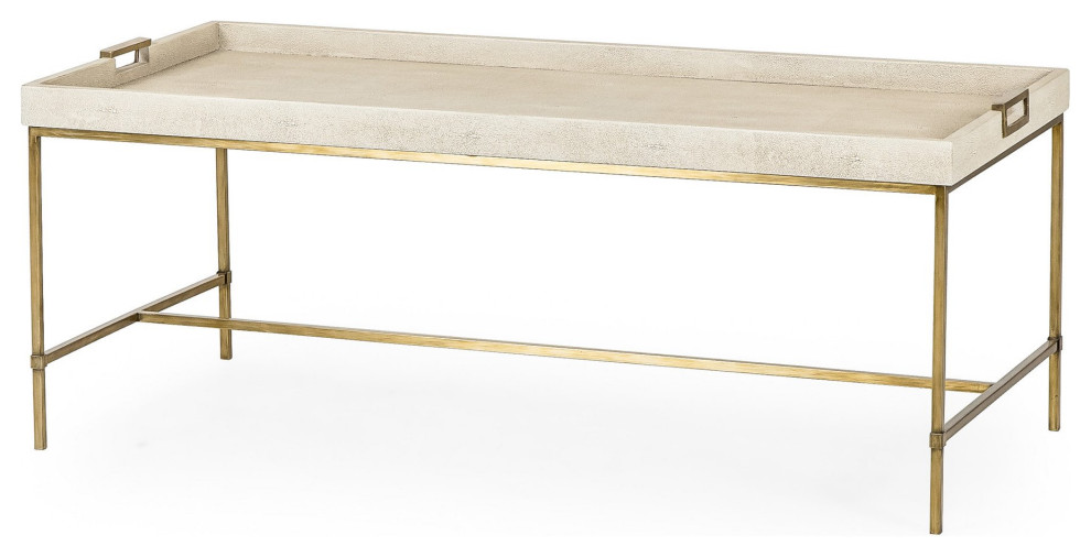 Brooks Tray Coffee Table   Contemporary   Coffee Tables   by Peachtree Fine Furniture  Houzz