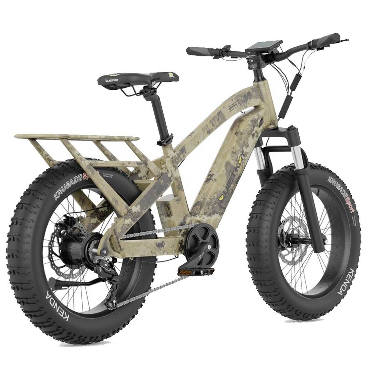 QuietKat Ripper 500W Veil Poseidon Dry Camo Kids EBike  15in