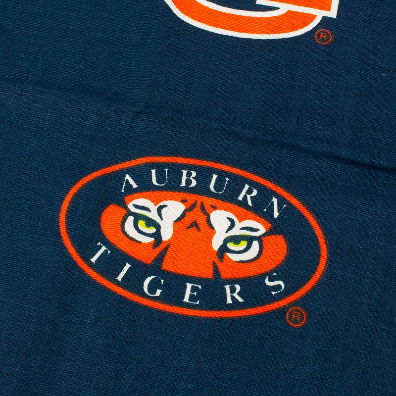 NCAA Auburn Tigers Tailgate Fitted Tablecloth， 72 x 30