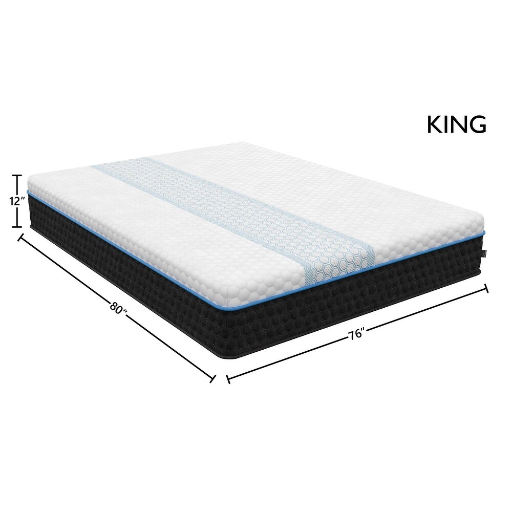 FreshRise Plus Copper Infusion Foam Mattress 12 inch