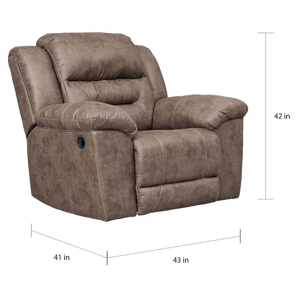 Stoneland Contemporary Rocker Recliner Fossil